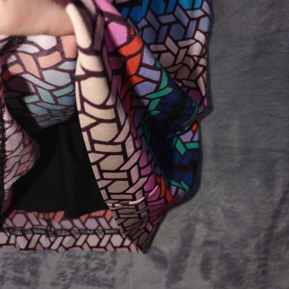 Trina Trunk Women Black Geometric Printed Jersey Office Resort-wear Church Dress - Picture 7 of 11